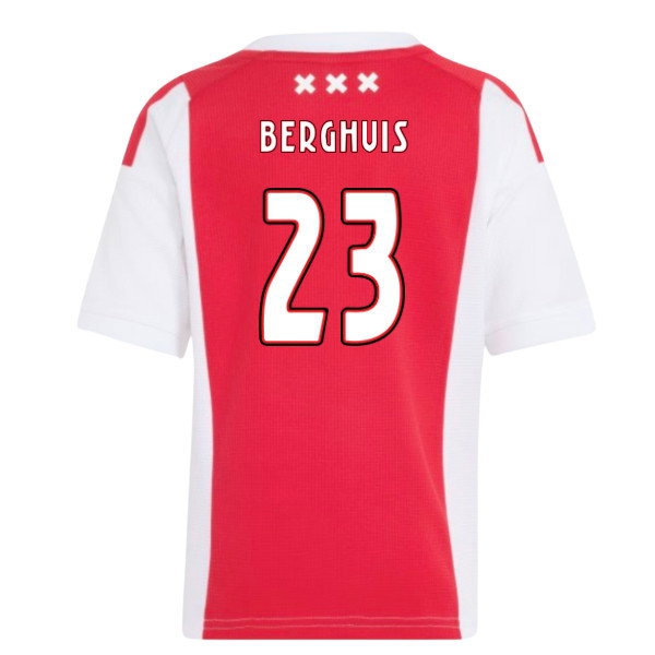2026 2027 Ajax Little Mini Kit Home Boys Uniform (Berghuis 23)-ProGear Kits